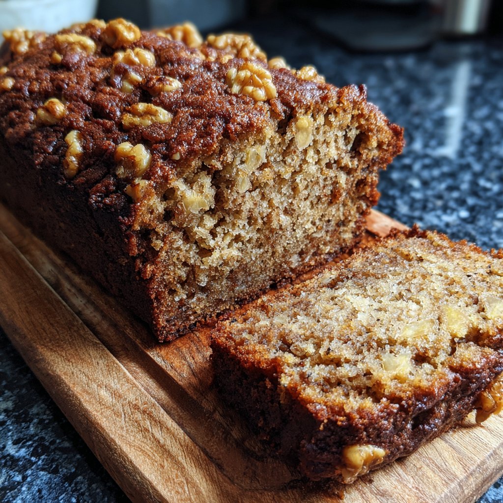 Bananenbrot mit Walnüssen
