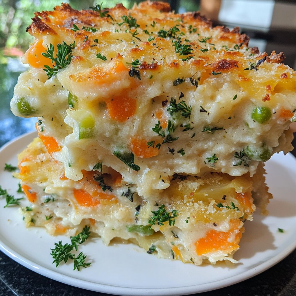 Gemüseauflauf mit Kräutern