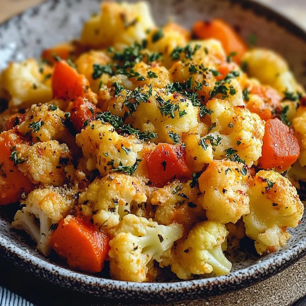 Kürbis-Blumenkohl-Auflauf