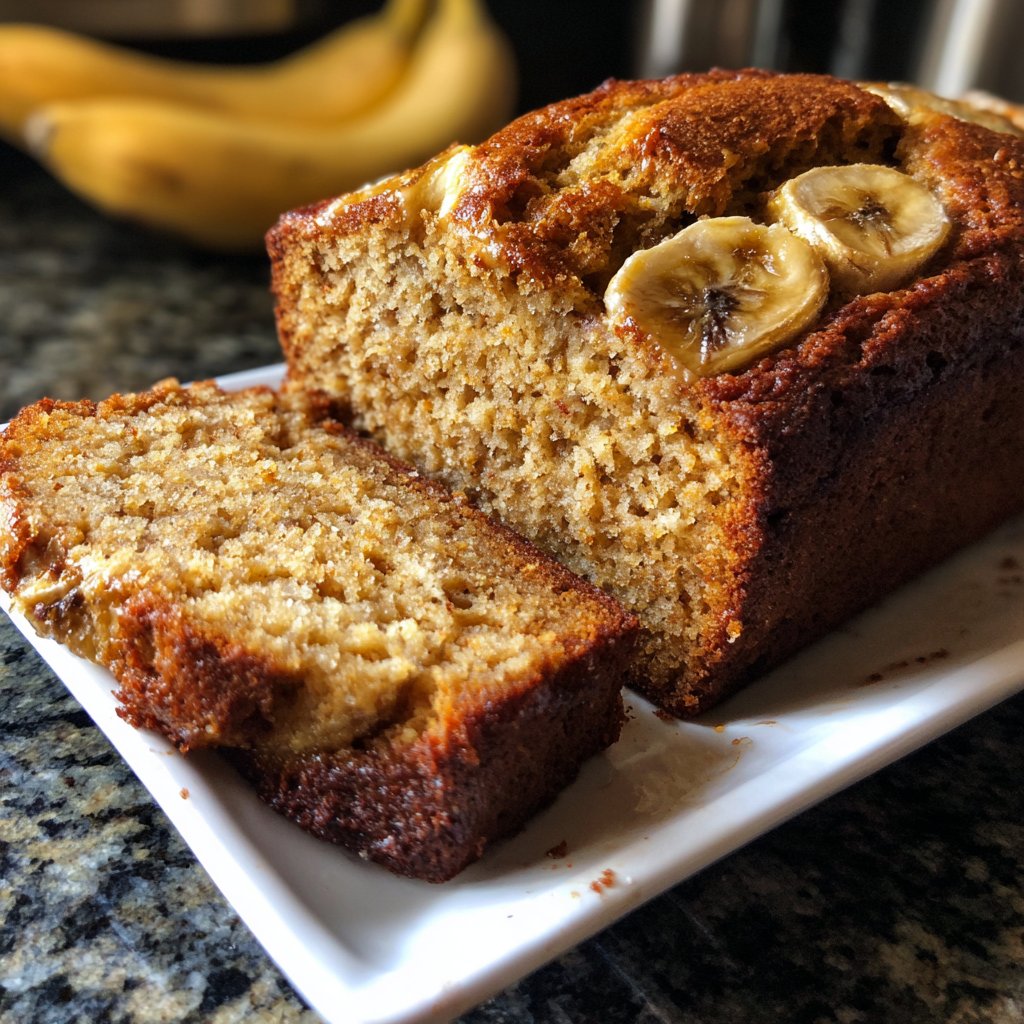 Einfaches Bananenbrot