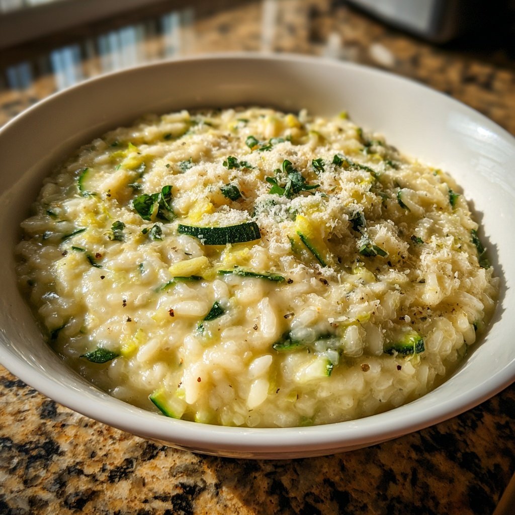 Risotto mit Zucchini