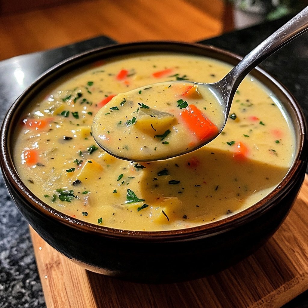 Gesunde Blumenkohlsuppe für die Familie