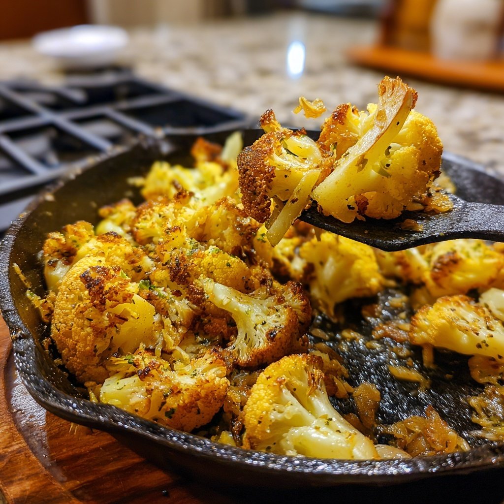 Blumenkohl aus der Pfanne