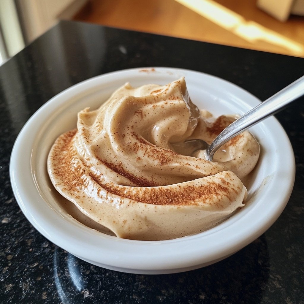 Cremige Zimtcreme mit Apfelmus