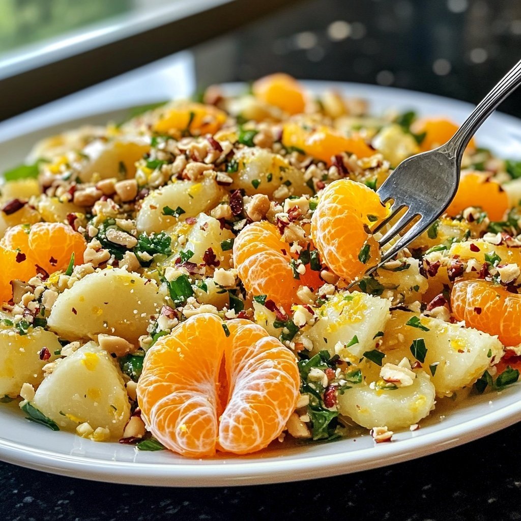 Chinakohl-Salat mit Mandarinen