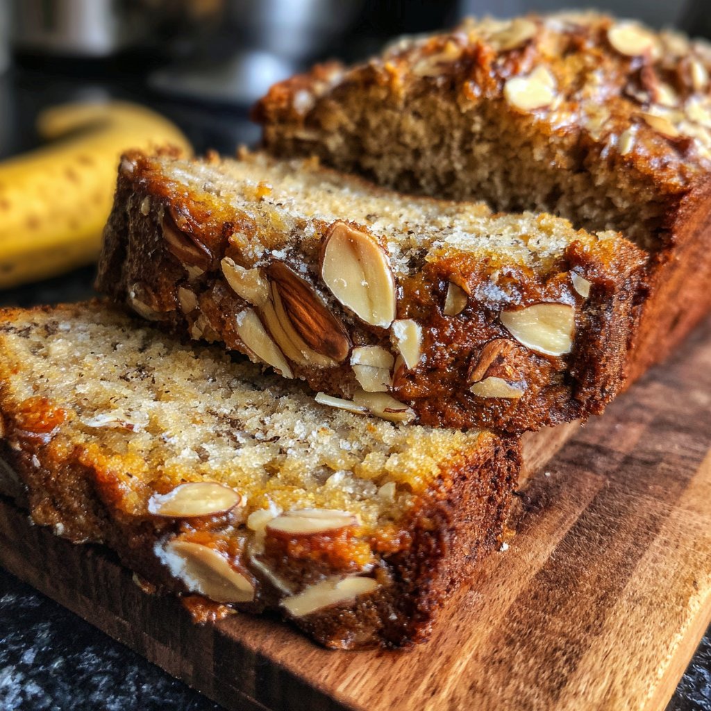 Bananenbrot mit Mandelmehl