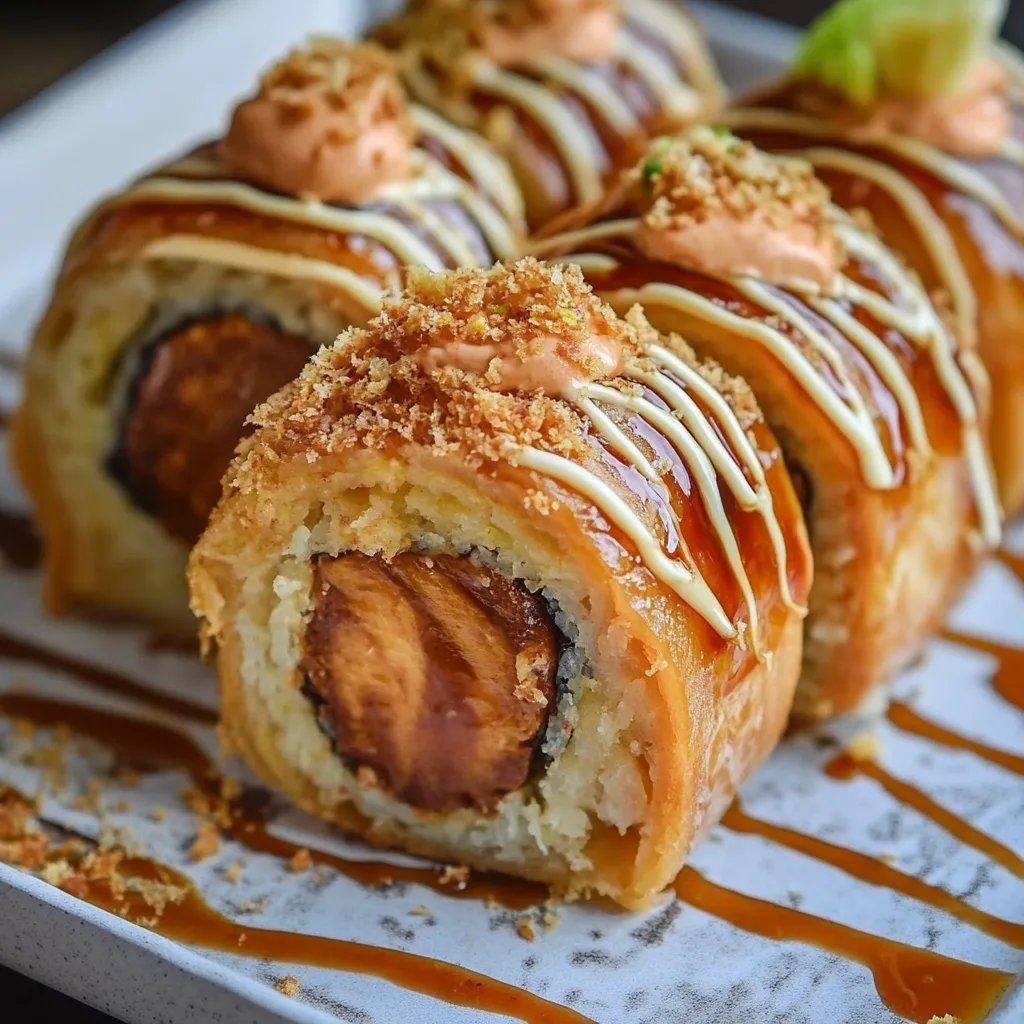 New York Rolls mit Lotus-Creme