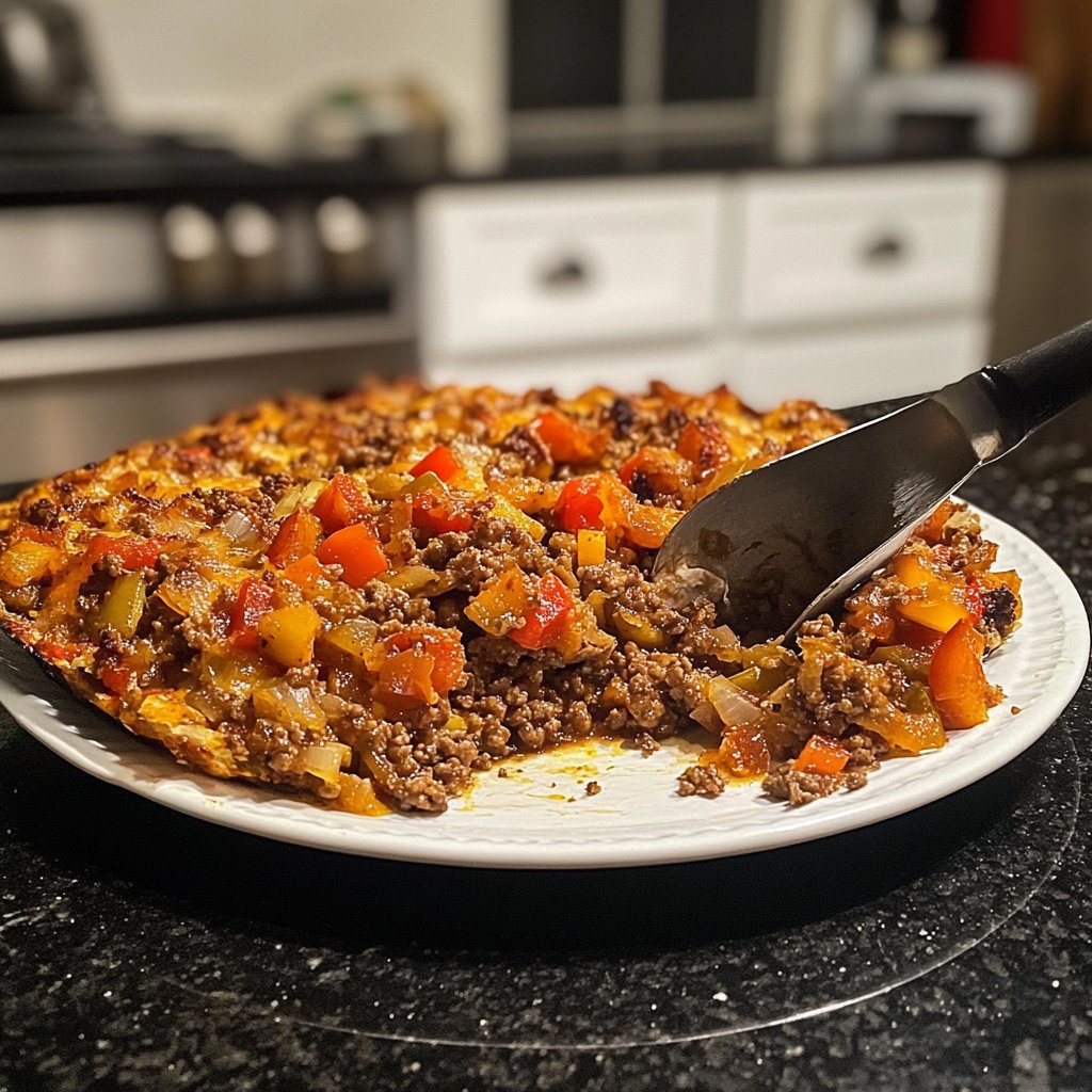 Hackfleisch Pfanne rustikal