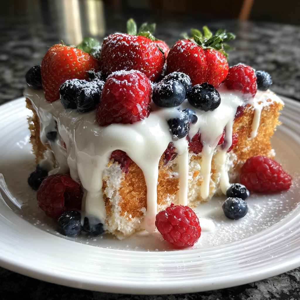 Geburtstagskuchen mit Beeren