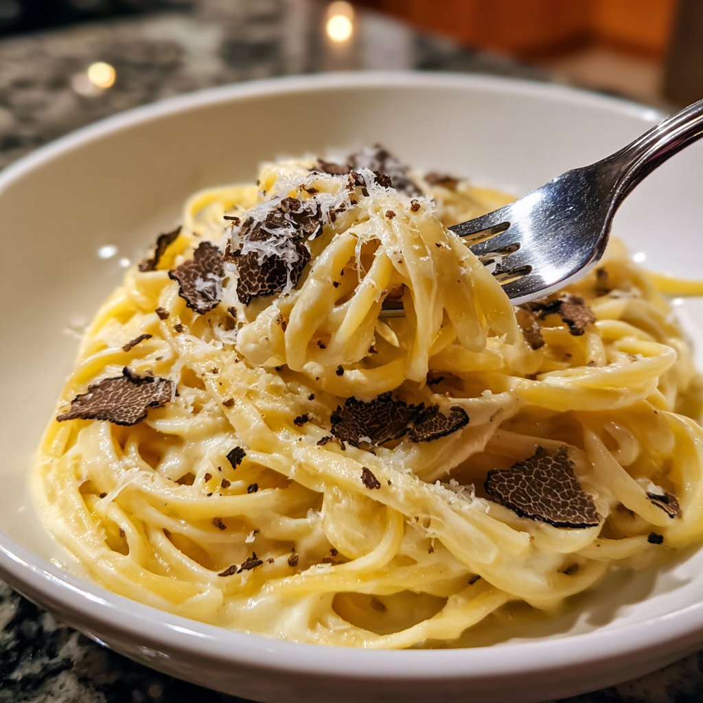 Pasta mit Trüffelcreme