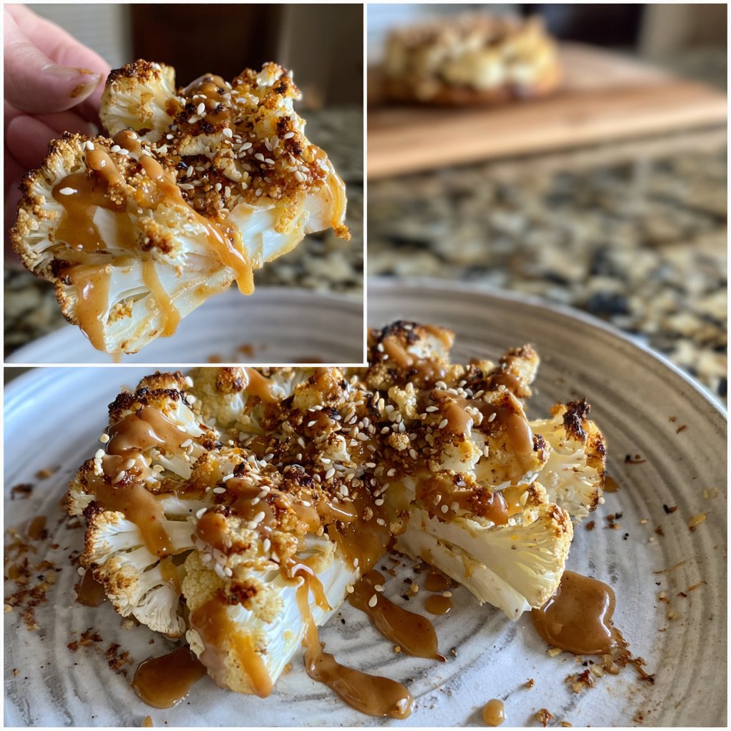 Blumenkohl mit Tahinisauce