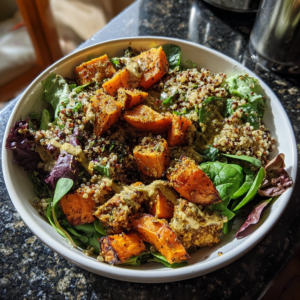 Buddha Bowl mit Süßkartoffeln