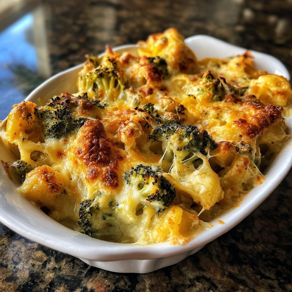 Brokkoli Nudel Auflauf